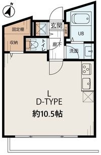 東が丘ガーデンズ 3階305の間取り
