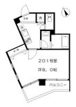 世田谷区代沢3丁目の間取図