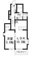 世田谷区弦巻1丁目の間取図