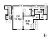 目黒区東が丘1丁目の間取図