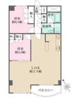 目黒区東が丘1丁目の間取図