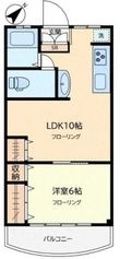 世田谷区下馬6丁目の間取図