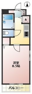 ボヌール等々力の間取図