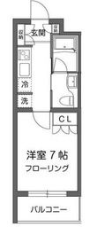 世田谷区用賀3丁目の間取図