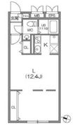 目黒区東が丘2丁目の間取図