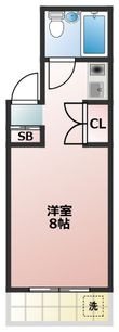 リバーサイド松井の間取図