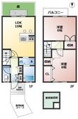 コートハウスⅡの間取図