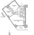 世田谷区三軒茶屋1丁目の間取図