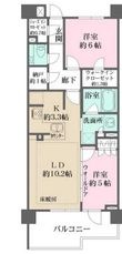 世田谷区駒沢3丁目の間取図