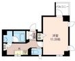 港区六本木４丁目の間取図