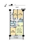 世田谷区用賀1丁目の間取図
