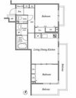 世田谷区桜新町2丁目の間取図