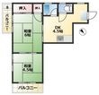 ザオーパークハイツの間取図