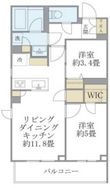 目黒区東山2丁目の間取図