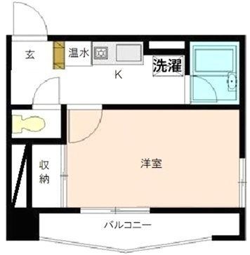 拡大写真：Atともえ 3階301の間取り