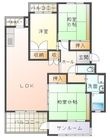 市営粟生北住宅の間取図