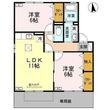 アレーヌ福の宮の間取図