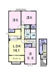ヴィクトワールの間取図