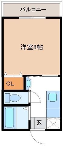 拡大写真：ネオスＫＩＷＡ 2階203の間取り