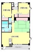 写真：メゾン相生4階の間取図