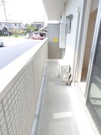 広々バルコニー