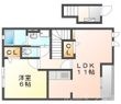 リトリートＳの間取図