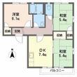 セファミ小野B棟の間取図