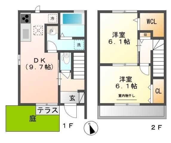 拡大写真:ソフィアルミエール2 1階101の間取り