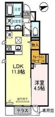 サニーＤハウス芝町イーストの間取図