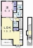 クローバー上本町の間取図