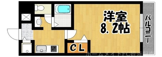 拡大写真:エル・ブラン姪浜 12階1203の間取り