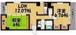 マンション・ル・ジョリエの間取図