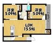 福岡市西区小戸3丁目の間取図