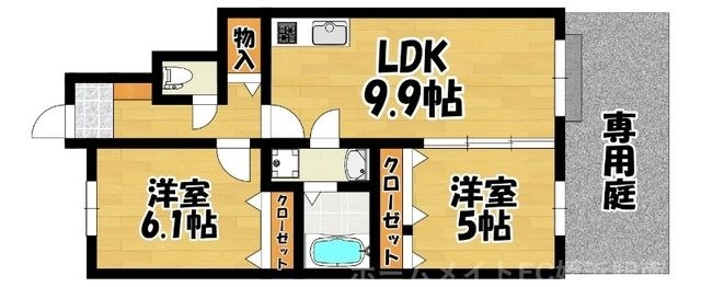 拡大写真:ザナドゥⅠ 1階103の間取り