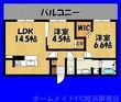 ラフィーネ伊都Ⅱの間取図