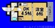 ピュアドームアリエス姪浜の間取図