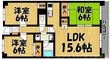 サンヒルズ今宿の間取図