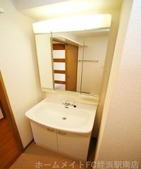 ★三面鏡付き洗面台になります★参考写真