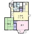 パールハイツCの間取図