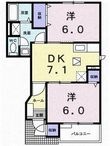 ソレアードの間取図