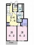 ハイムサンヒルズ Cの間取図
