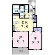 パークハイム椿 IIの間取図
