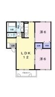 クレストール森松IIの間取図