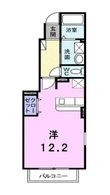 ベル・ポルト Aの間取図