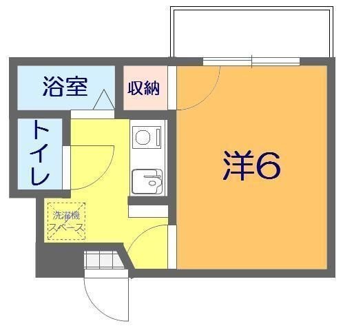 拡大写真:オレンジコート土居田 2階205の間取り