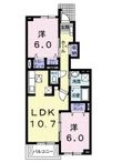 セントラルパークサイド市坪の間取図