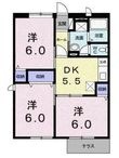 サンフィールドKの間取図