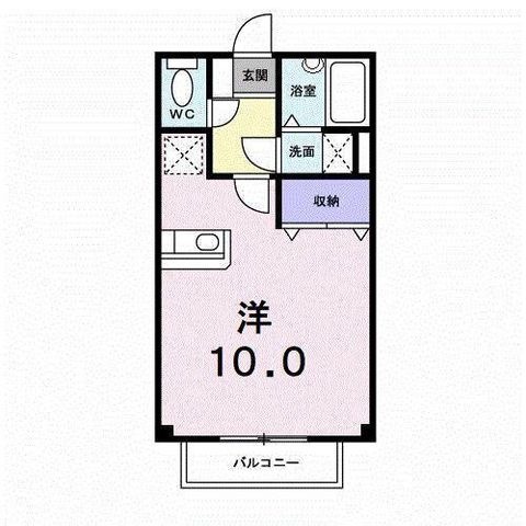 拡大写真：フォレスタ・Ｔ２ 1階105の間取り