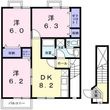 ソル・サリエンテＢの間取図