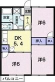 グリーンフィールの間取図
